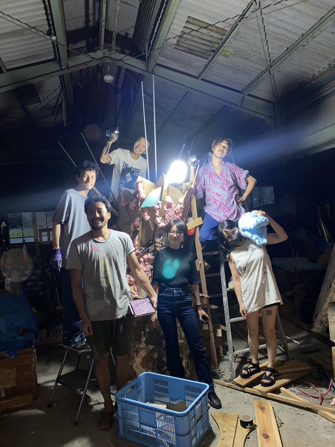 作戦のメンバーとのツーショット