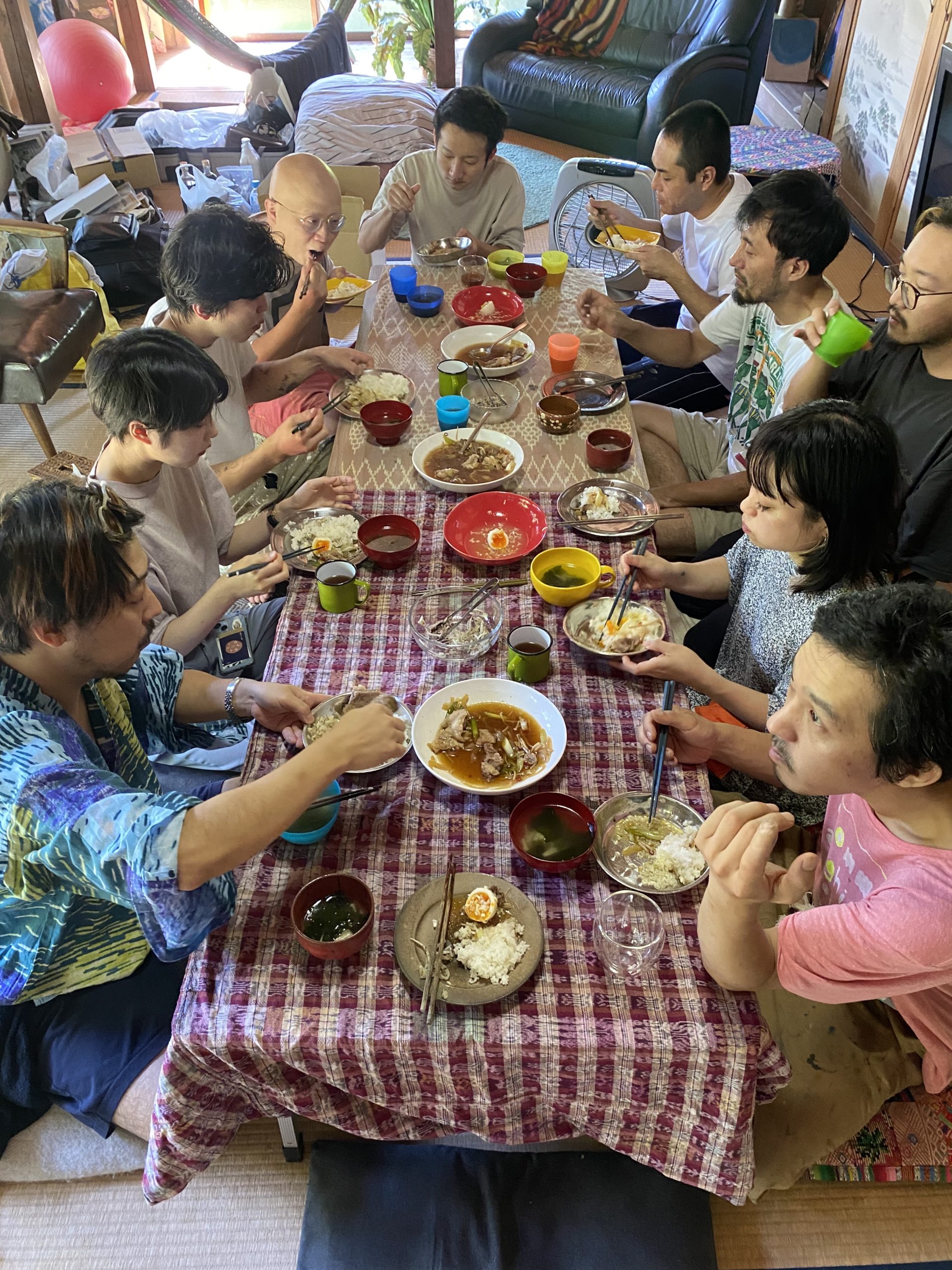 HARAIZUMI AIR MEALS（原泉の共食の様子）